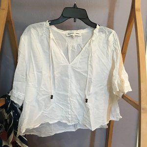 Madewell White Cream Blouse